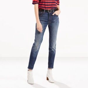 LEVIS 501 Skinny Jeans Dark Wash size 27
